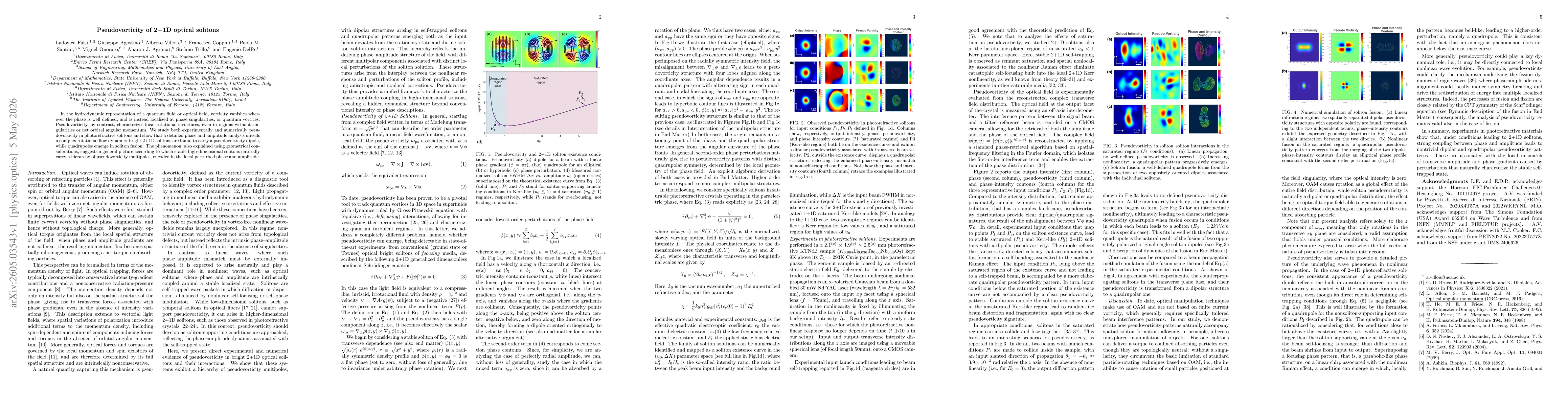 Thumbnail for Pseudovorticity of 2+1D optical solitons