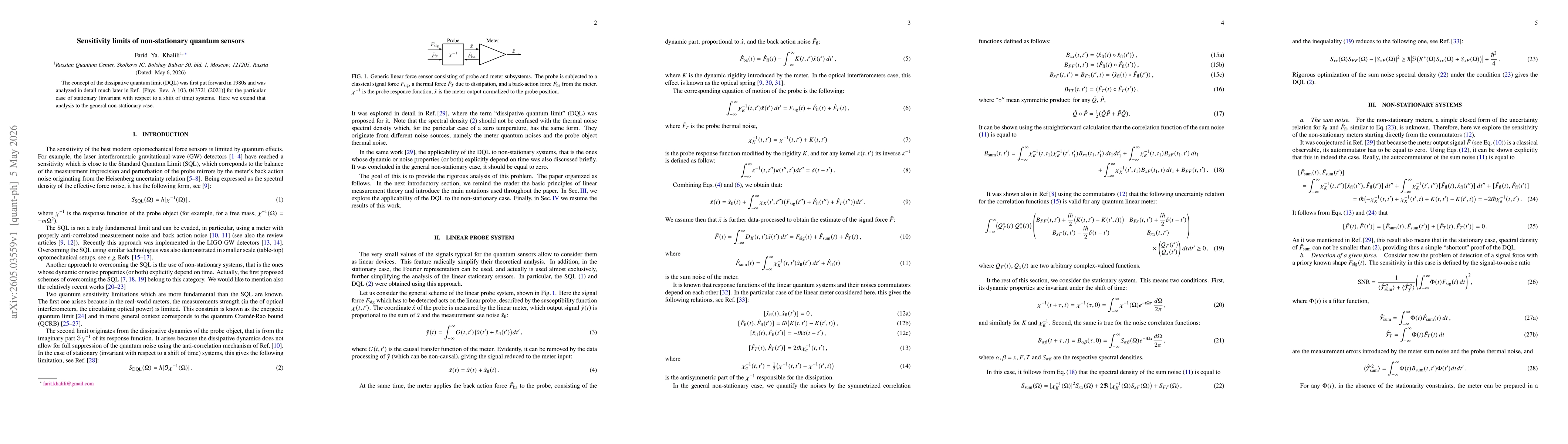 Thumbnail for Sensitivity limits of non-stationary quantum sensors