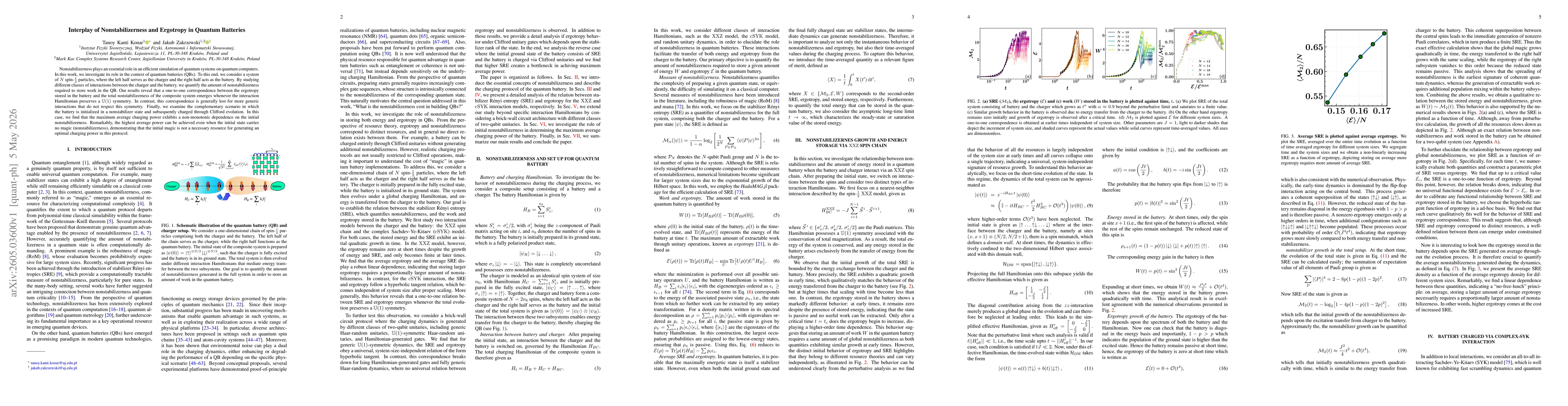 Thumbnail for Interplay of Nonstabilizerness and Ergotropy in Quantum Batteries