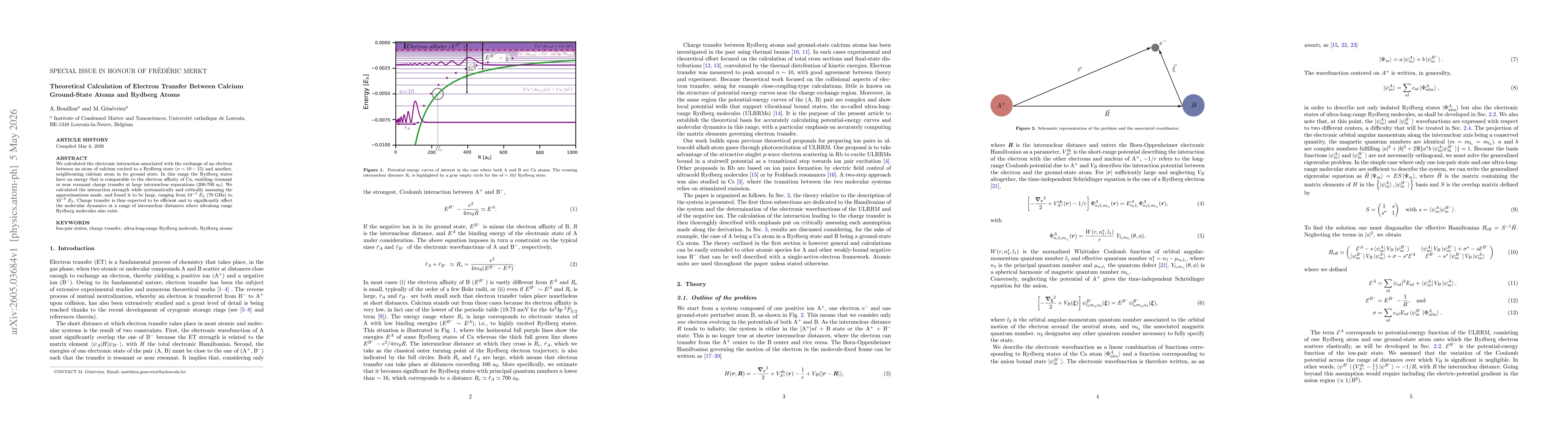 Thumbnail for Theoretical Calculation of Electron Transfer Between Calcium Ground-State Atoms and Rydberg Atoms