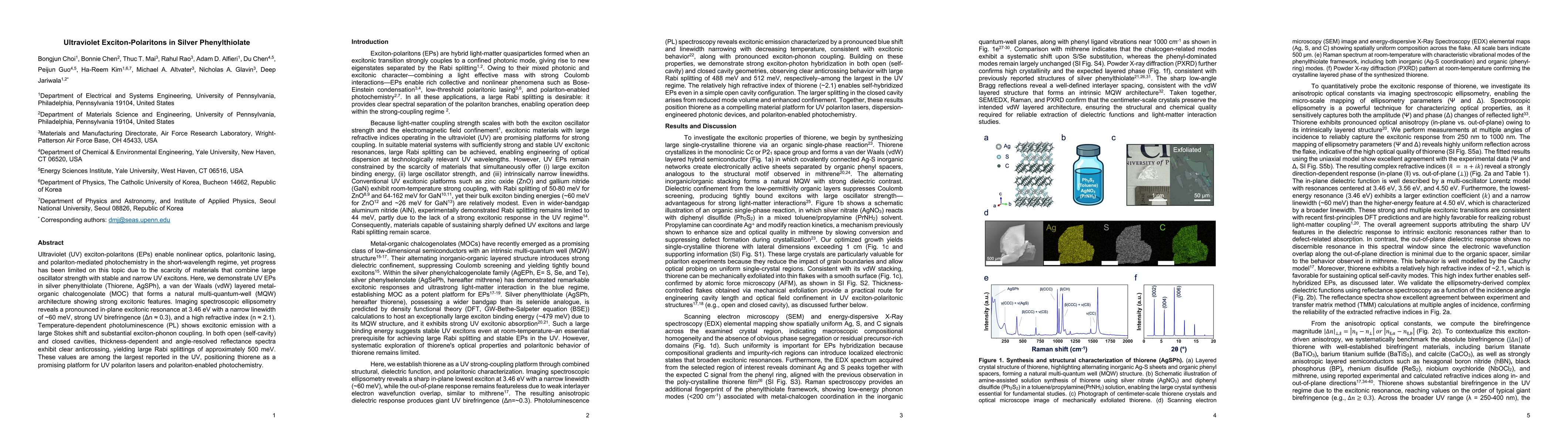 Thumbnail for Ultraviolet Exciton-Polaritons in Silver Phenylthiolate