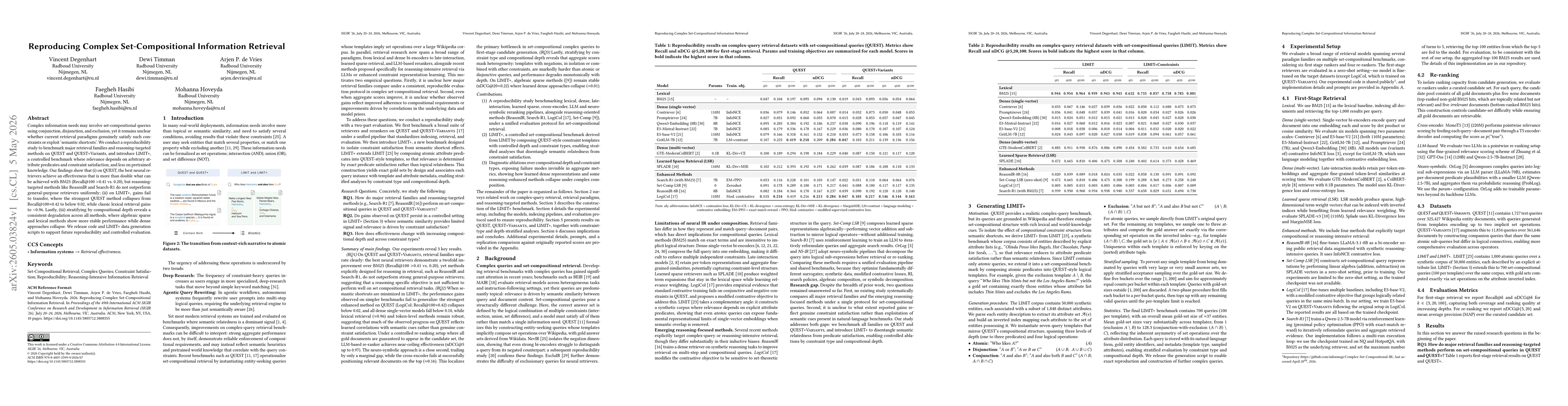 Thumbnail for Reproducing Complex Set-Compositional Information Retrieval