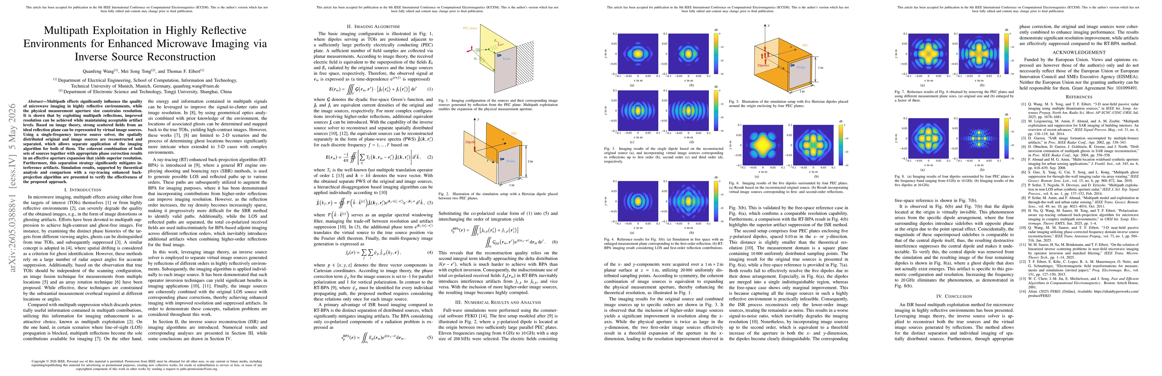 Thumbnail for Multipath Exploitation in Highly Reflective Environments for Enhanced Microwave Imaging via Inverse Source Reconstruction