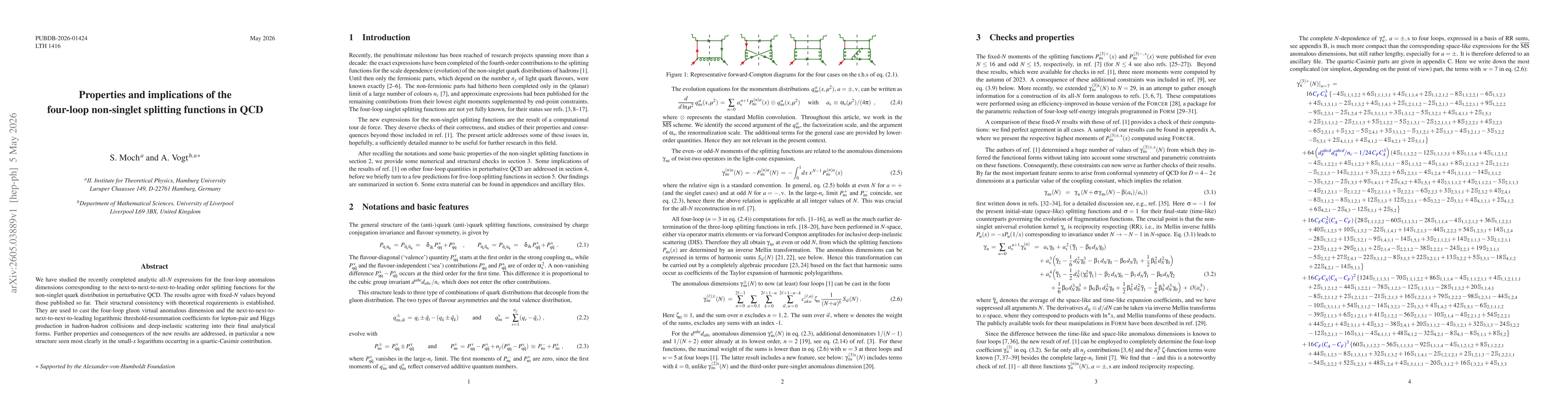 Thumbnail for Properties and implications of the four-loop non-singlet splitting functions in QCD
