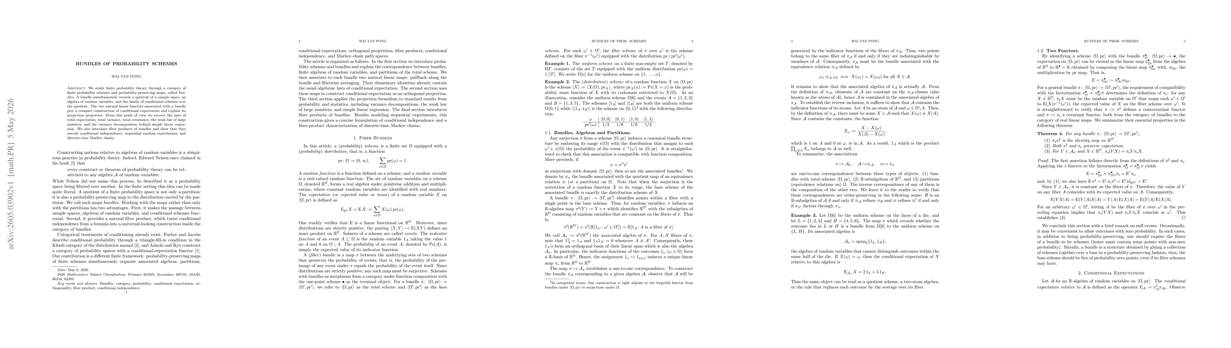Thumbnail for Bundles of Probability Schemes
