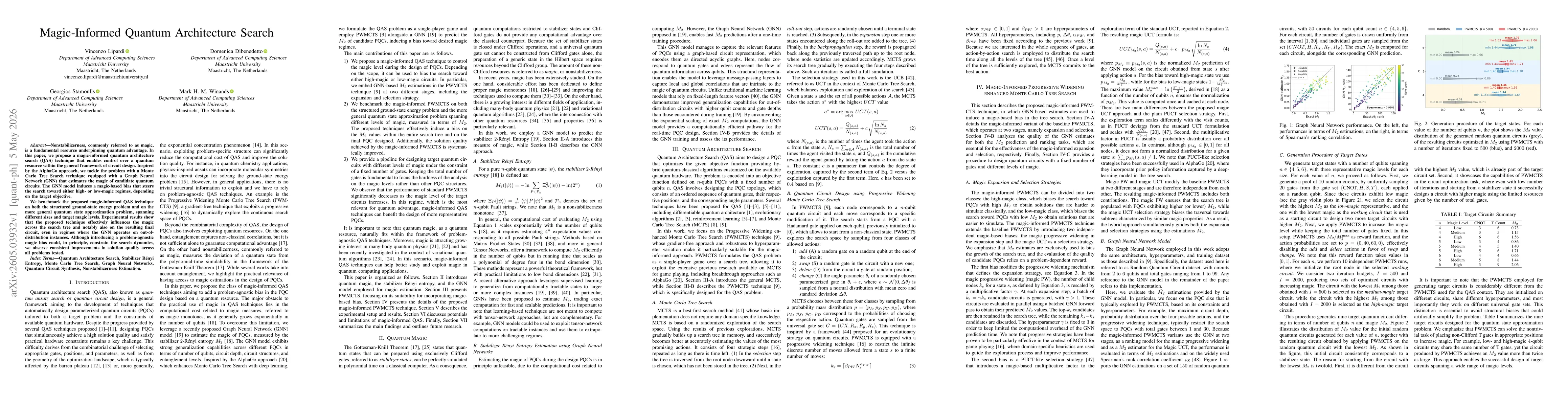 Thumbnail for Magic-Informed Quantum Architecture Search