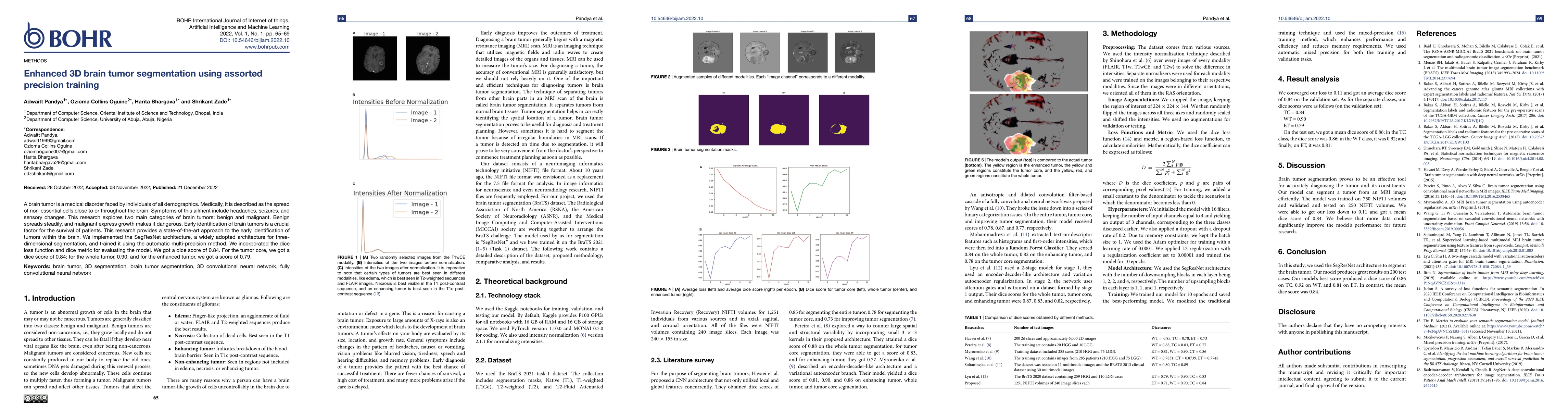 Thumbnail for Enhanced 3D Brain Tumor Segmentation Using Assorted Precision Training