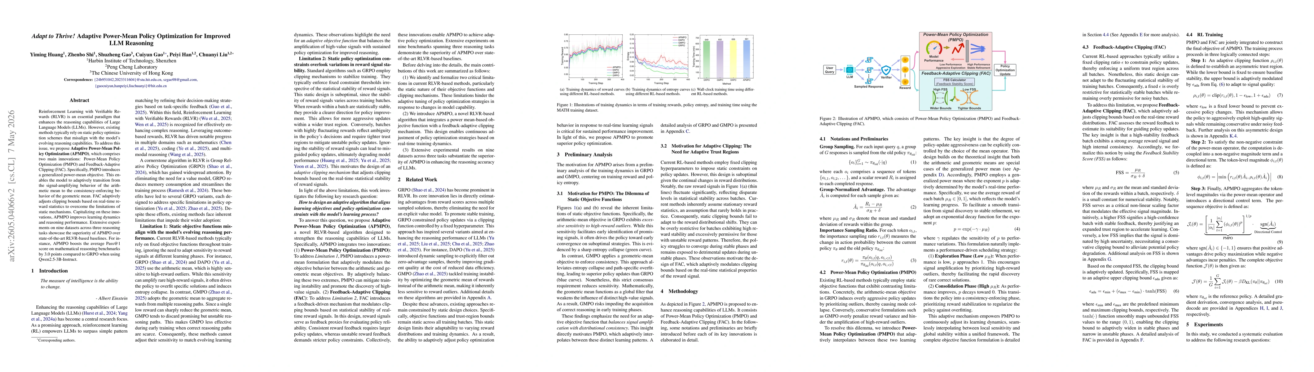 Thumbnail for Adapt to Thrive! Adaptive Power-Mean Policy Optimization for Improved LLM Reasoning