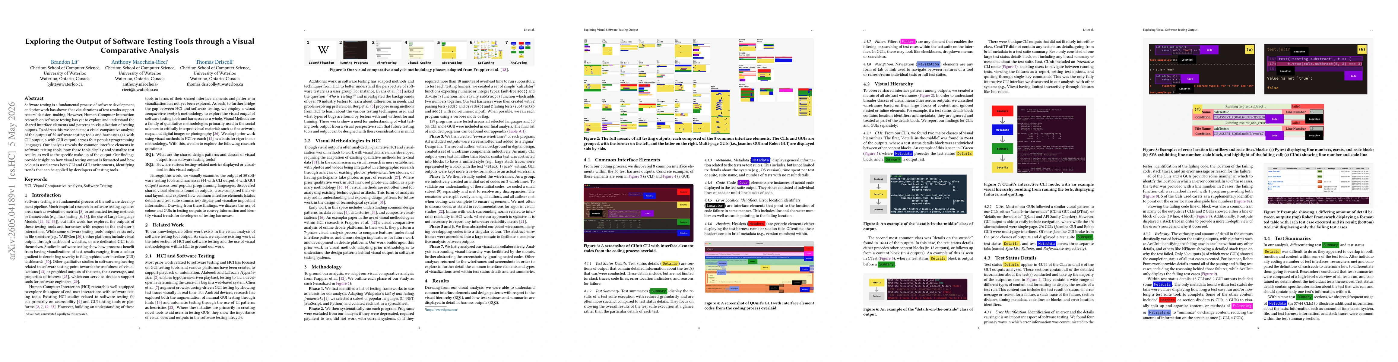 Thumbnail for Exploring the Output of Software Testing Tools through a Visual Comparative Analysis