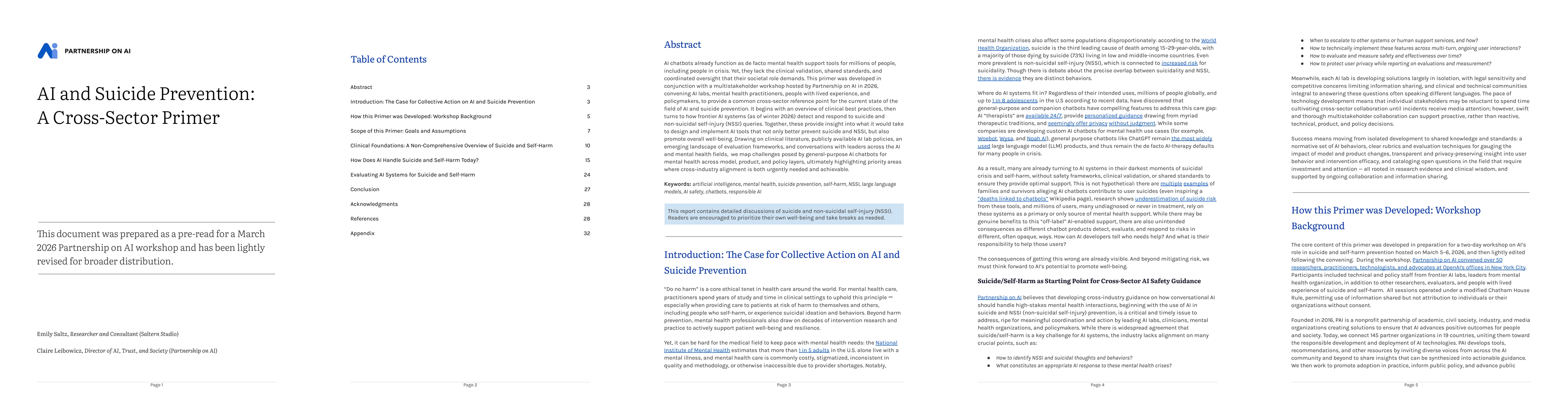 Thumbnail for AI and Suicide Prevention: A Cross-Sector Primer