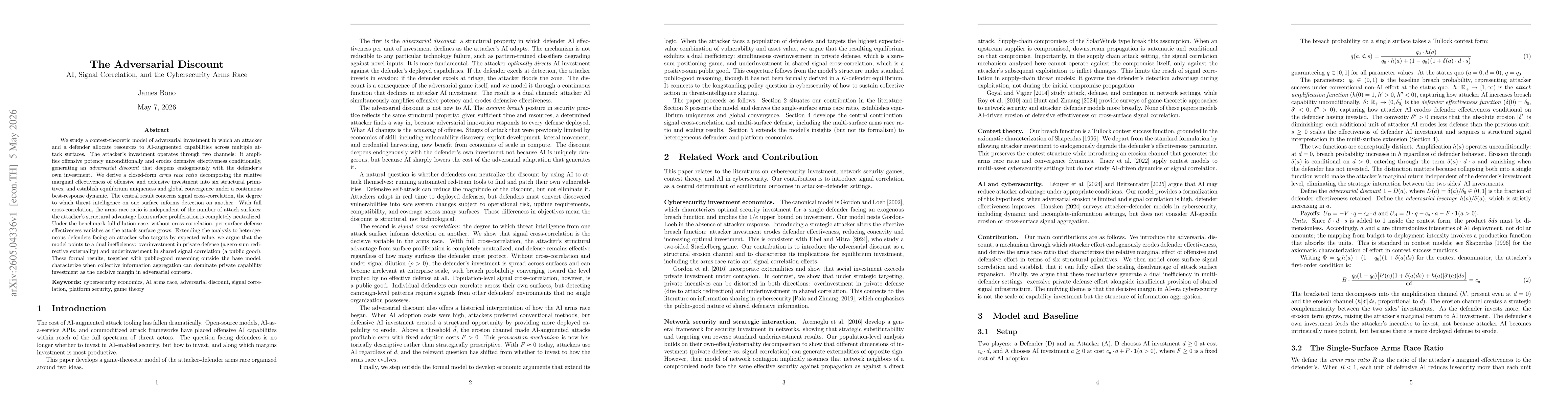 Thumbnail for The Adversarial Discount - AI, Signal Correlation, and the Cybersecurity Arms Race