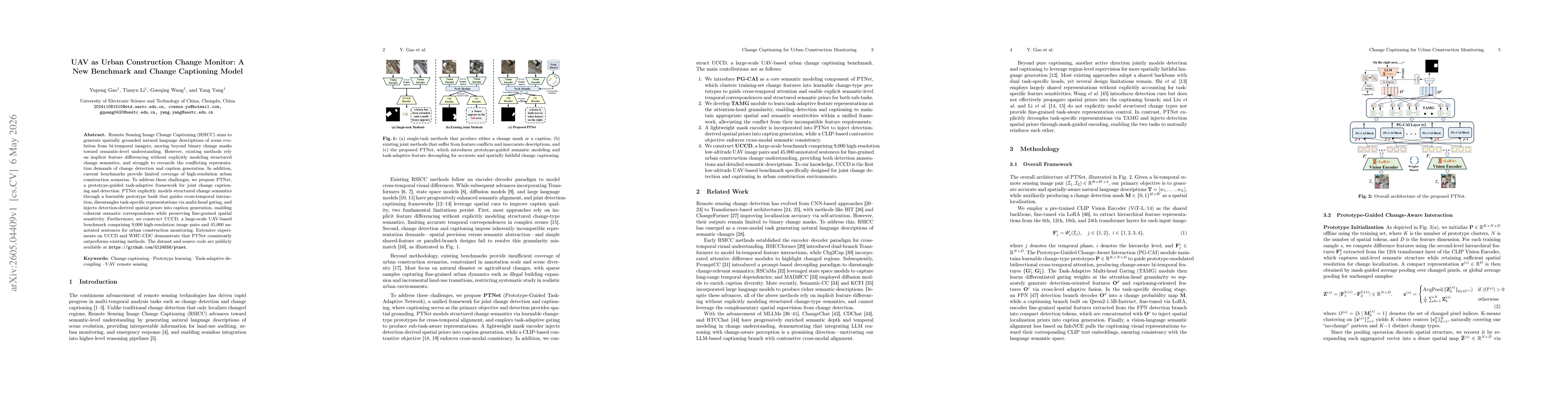 Thumbnail for UAV as Urban Construction Change Monitor: A New Benchmark and Change Captioning Model