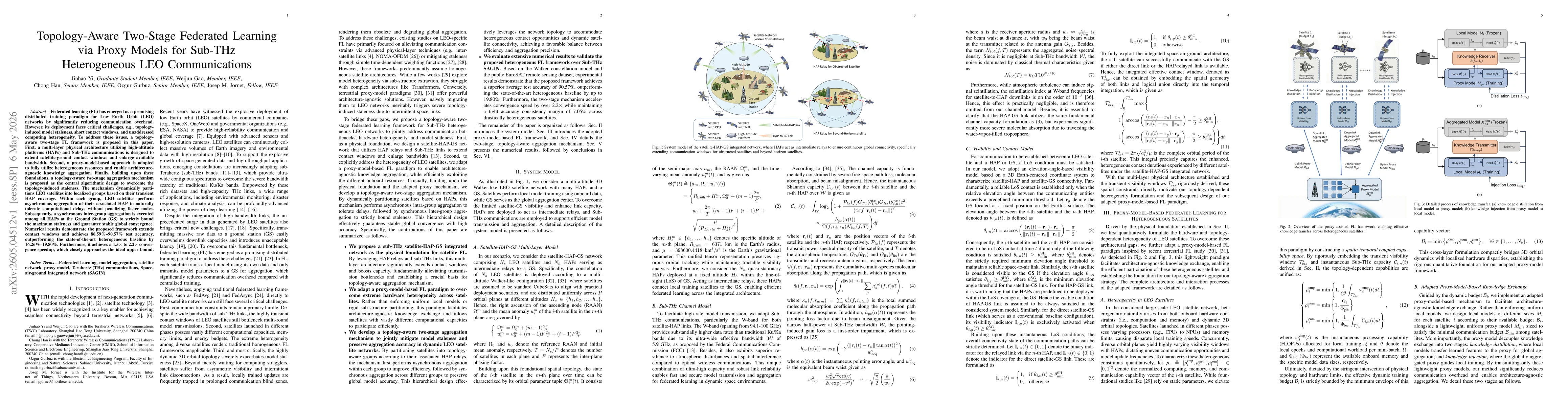 Thumbnail for Topology-Aware Two-Stage Federated Learning via Proxy Models for Sub-THz Heterogeneous LEO Communications