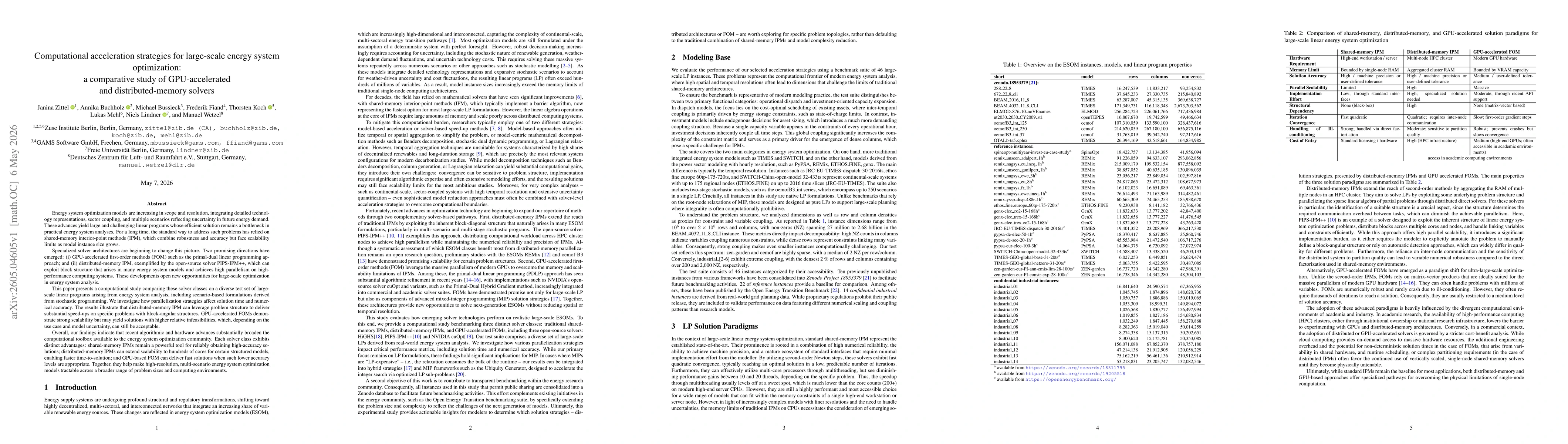 Thumbnail for Computational acceleration strategies for large-scale energy system optimization: a comparative study of GPU-accelerated and distributed-memory solvers