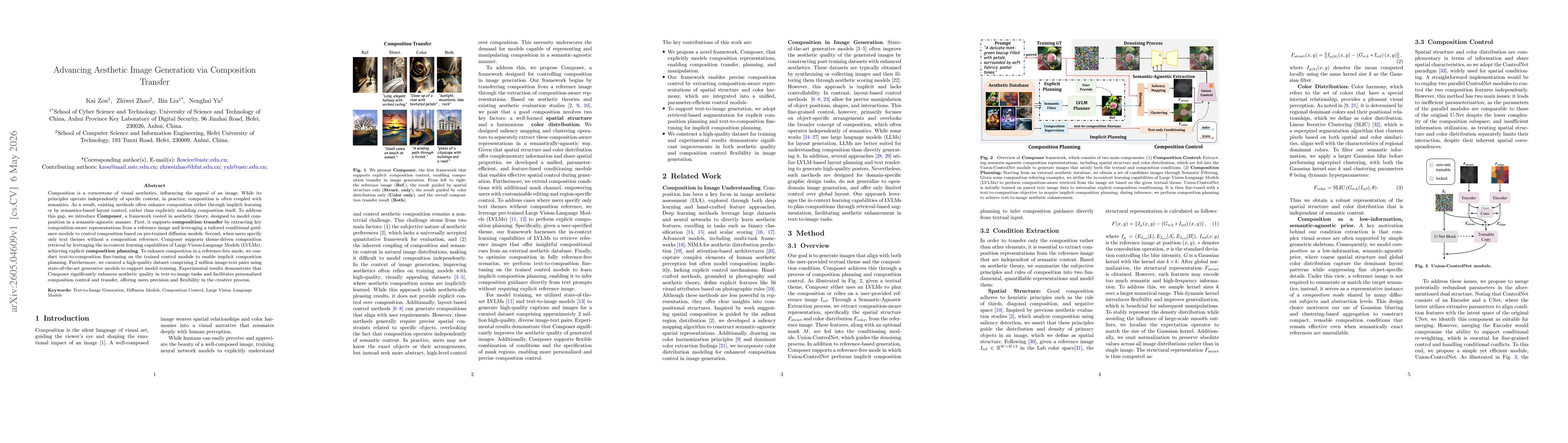 Thumbnail for Advancing Aesthetic Image Generation via Composition Transfer