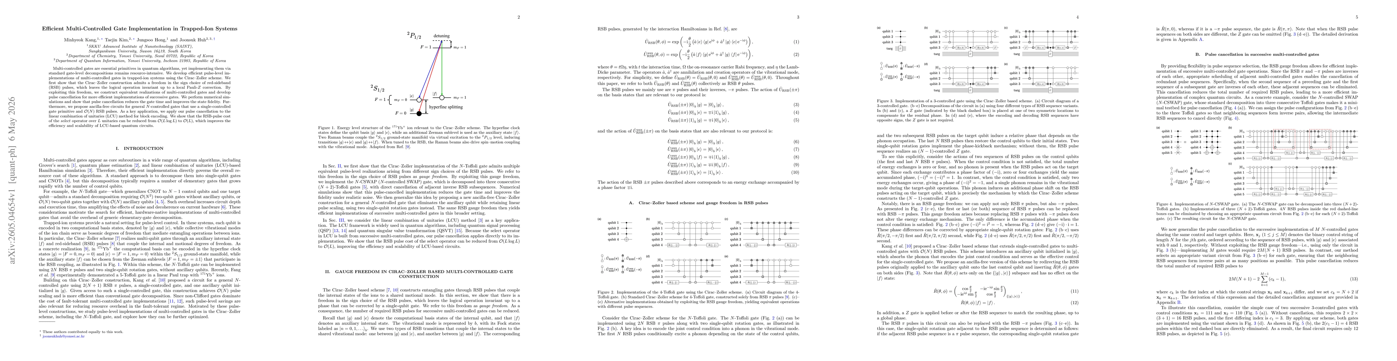 Thumbnail for Efficient Multi-Controlled Gate Implementation in Trapped-Ion Systems
