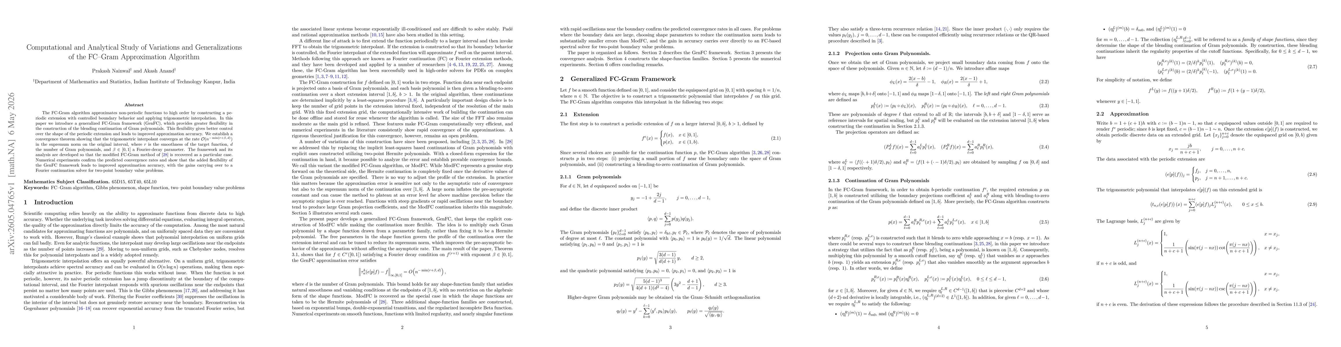 Thumbnail for Computational and Analytical Study of Variations and Generalizations of the FC-Gram Approximation Algorithm