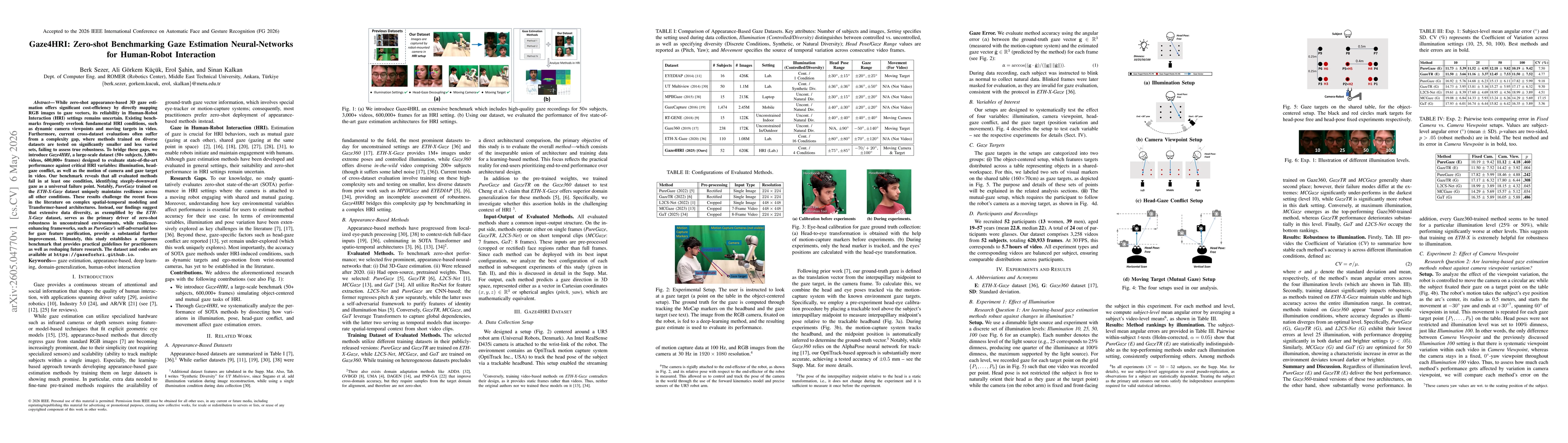 Thumbnail for Gaze4HRI: Zero-shot Benchmarking Gaze Estimation Neural-Networks for Human-Robot Interaction