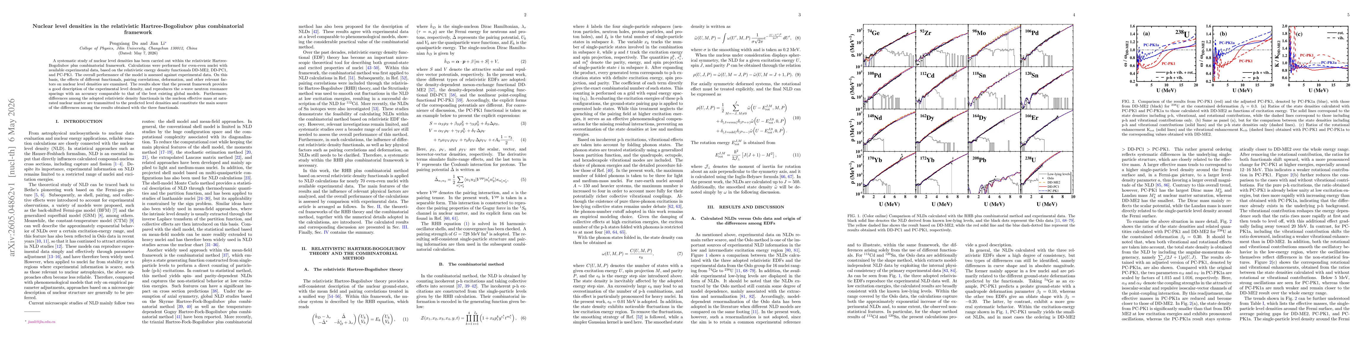 Thumbnail for Nuclear level densities in the relativistic Hartree-Bogoliubov plus combinatorial framework