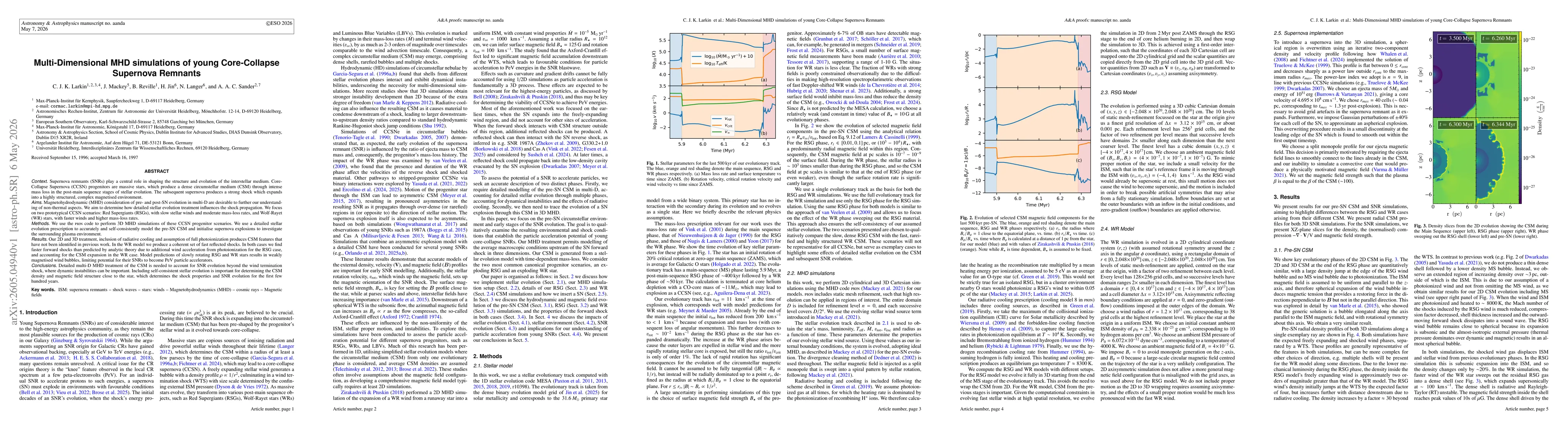 Thumbnail for Multi-Dimensional MHD simulations of young Core-Collapse Supernova Remnants