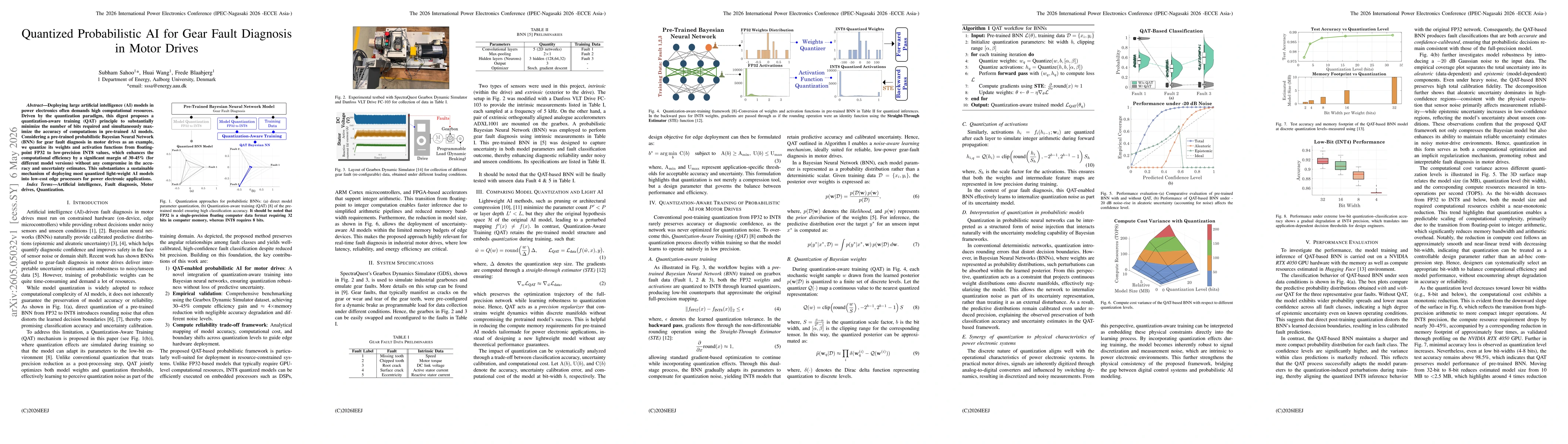 Thumbnail for Quantized Probabilistic AI for Gear Fault Diagnosis in Motor Drives