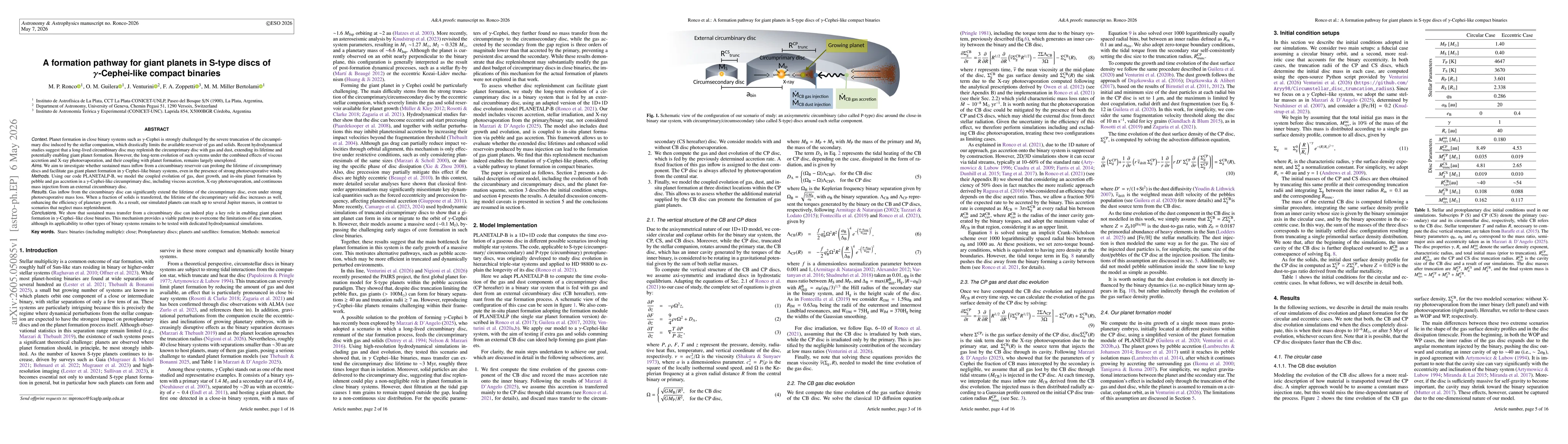 Thumbnail for A formation pathway for giant planets in S-type discs of γ-Cephei-like compact binaries