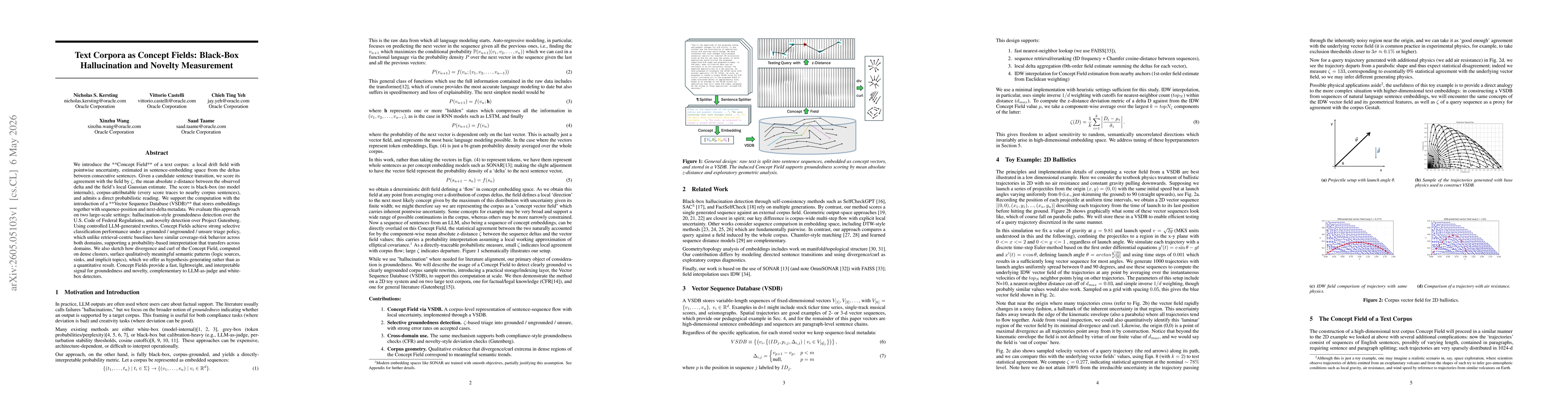 Thumbnail for Text Corpora as Concept Fields: Black-Box Hallucination and Novelty Measurement
