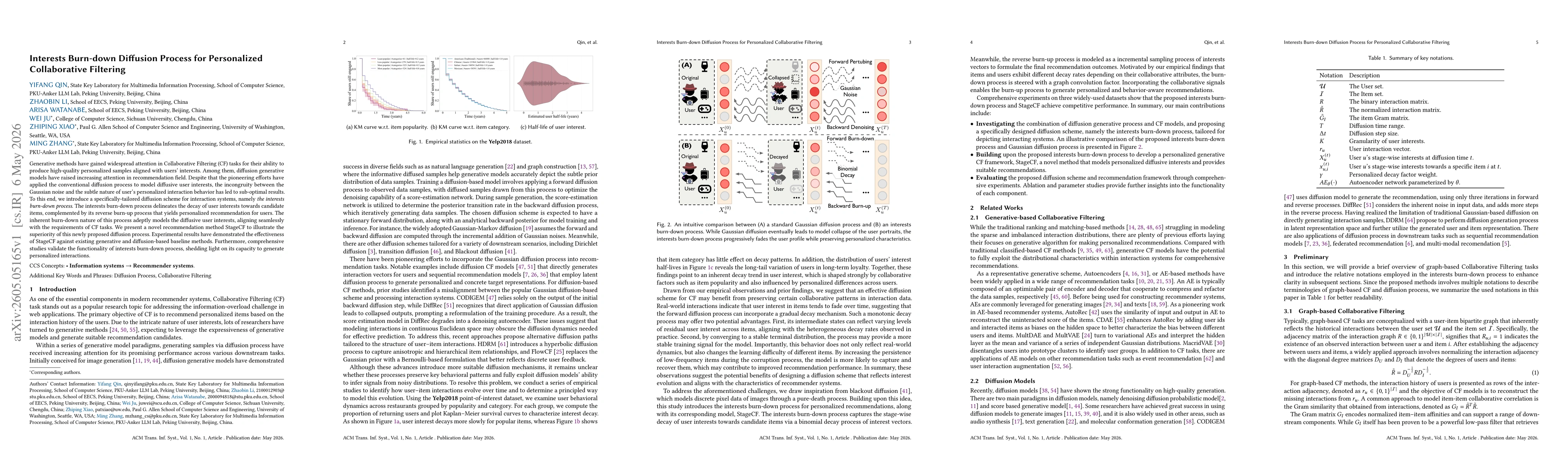 Thumbnail for Interests Burn-down Diffusion Process for Personalized Collaborative Filtering