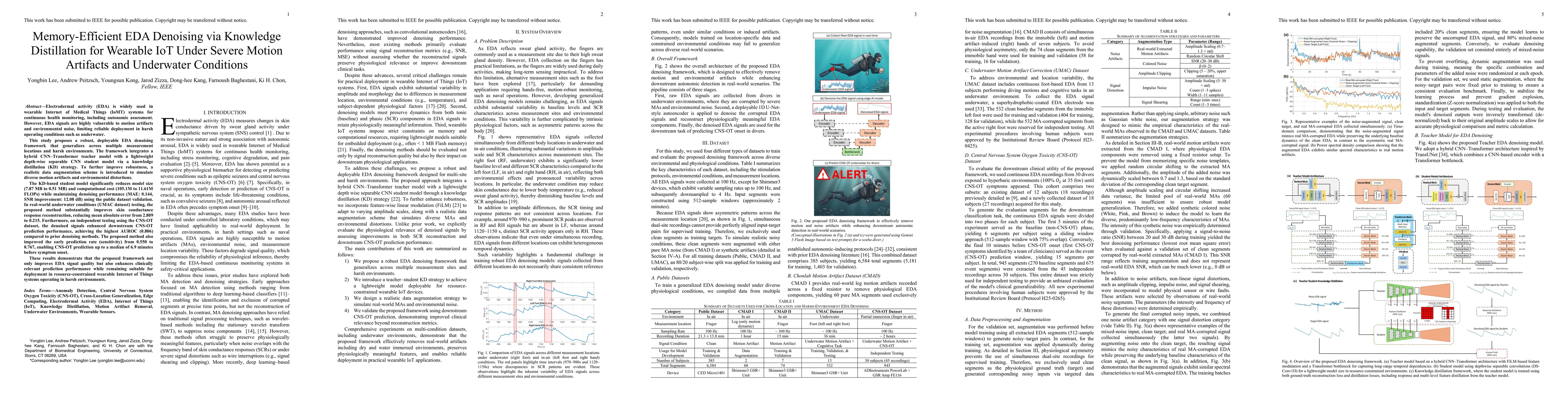 Thumbnail for Memory-Efficient EDA Denoising via Knowledge Distillation for Wearable IoT Under Severe Motion Artifacts and Underwater Conditions