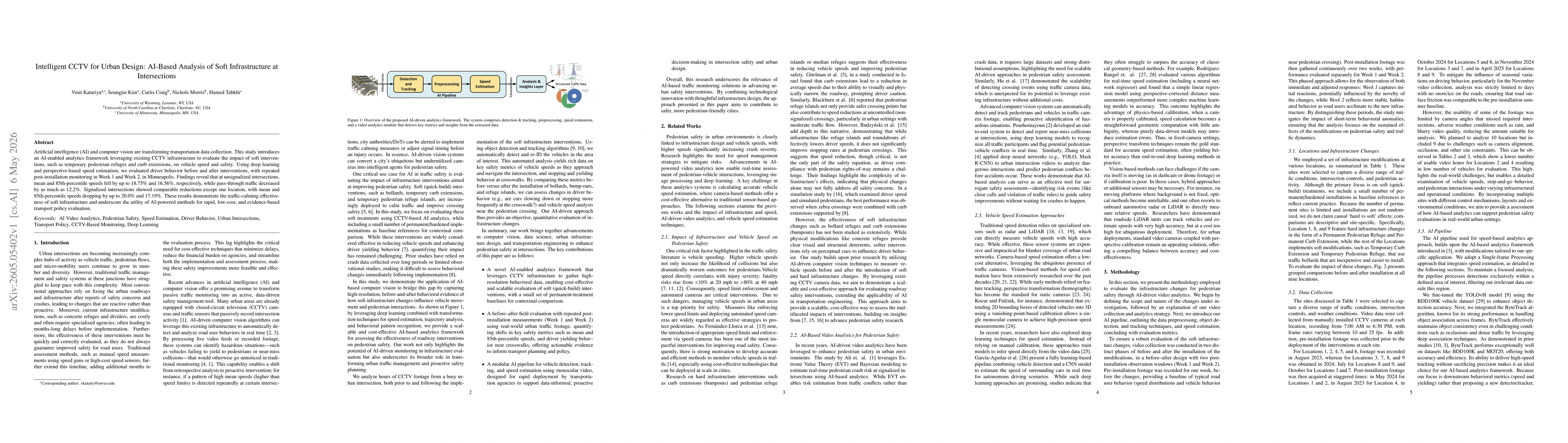 Thumbnail for Intelligent CCTV for Urban Design: AI-Based Analysis of Soft Infrastructure at Intersections