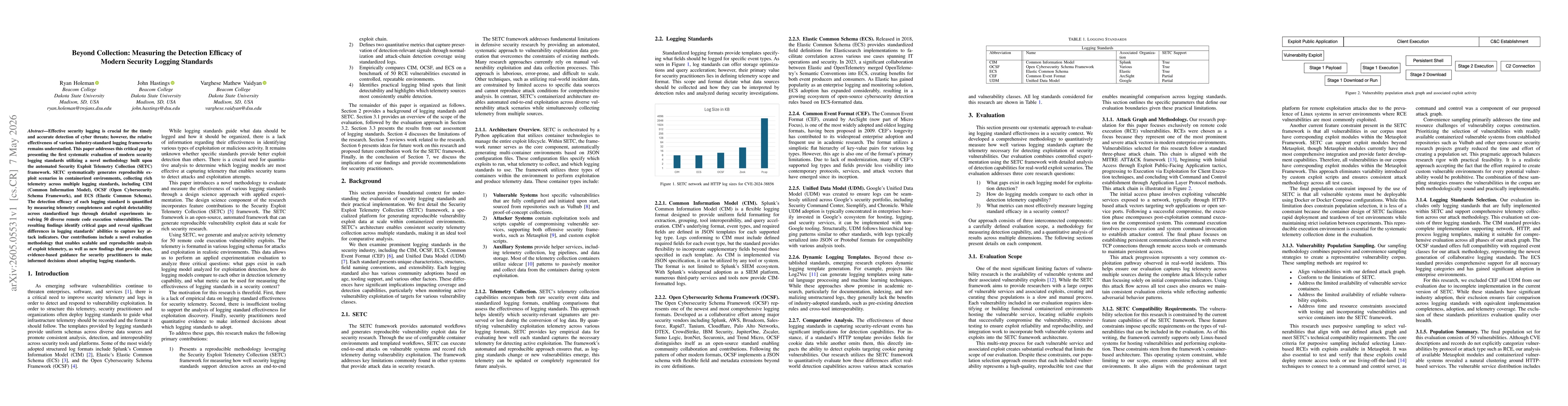 Thumbnail for Beyond Collection: Measuring the Detection Efficacy of Modern Security Logging Standards