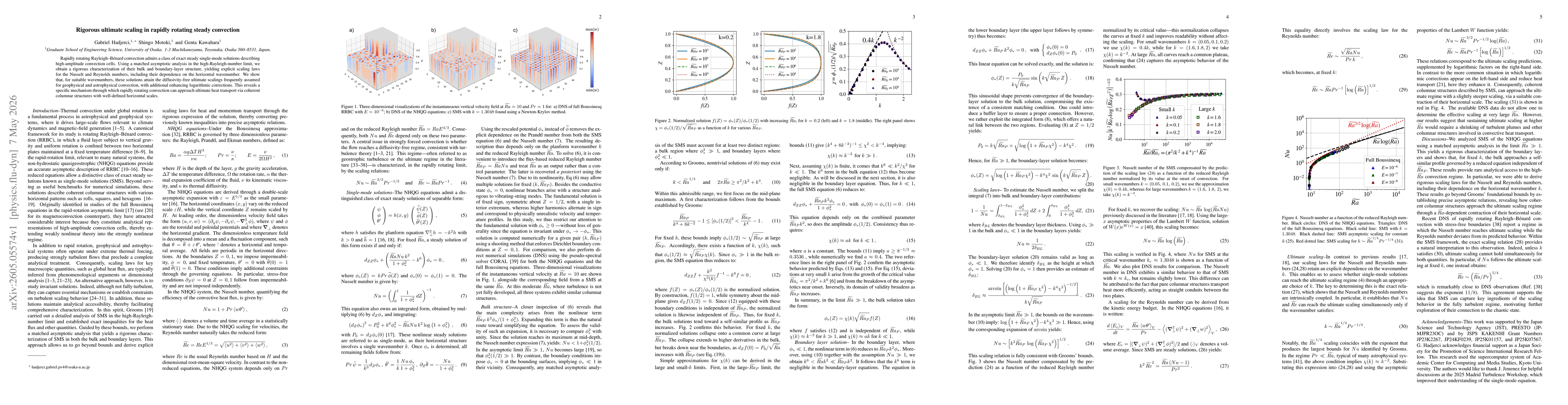 Thumbnail for Rigorous ultimate scaling in rapidly rotating steady convection