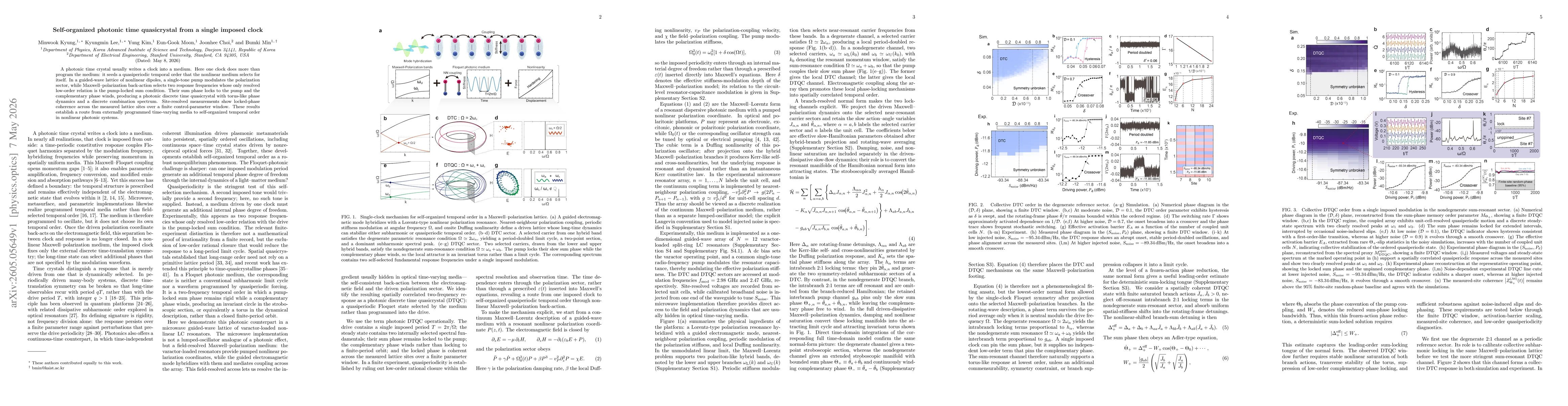 Thumbnail for Self-organized photonic time quasicrystal from a single imposed clock