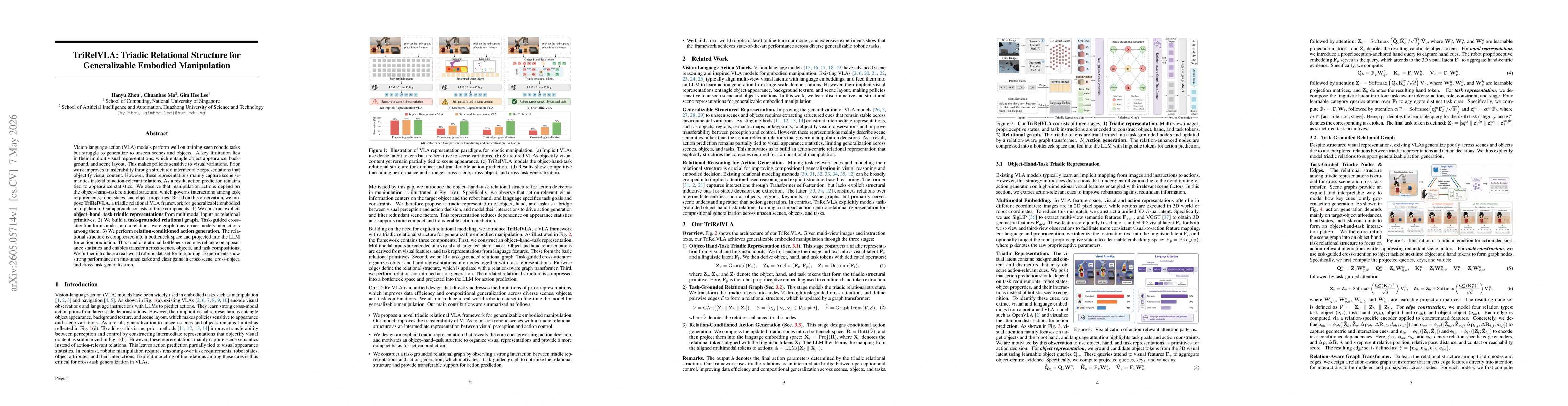 Thumbnail for TriRelVLA: Triadic Relational Structure for Generalizable Embodied Manipulation