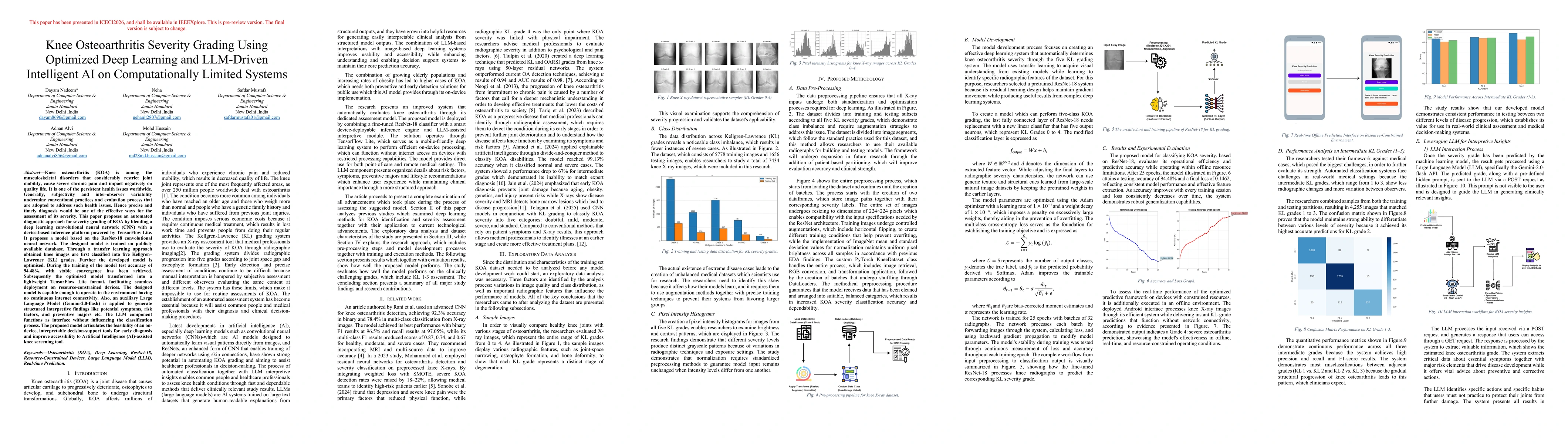 Thumbnail for Knee Osteoarthritis Severity Grading Using Optimized Deep Learning and LLM-Driven Intelligent AI on Computationally Limited Systems