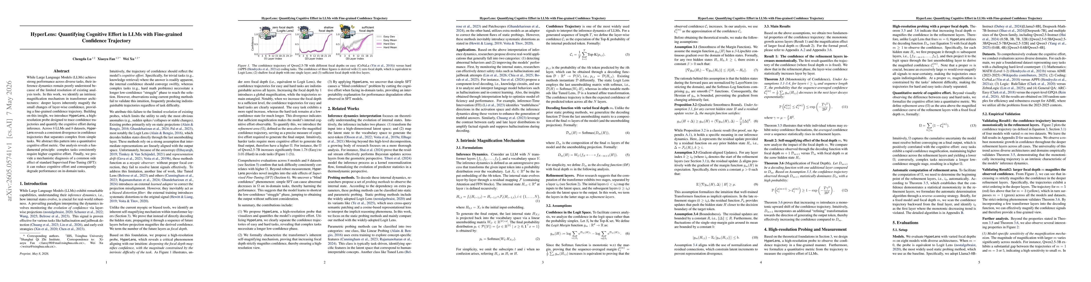 Thumbnail for HyperLens: Quantifying Cognitive Effort in LLMs with Fine-grained Confidence Trajectory