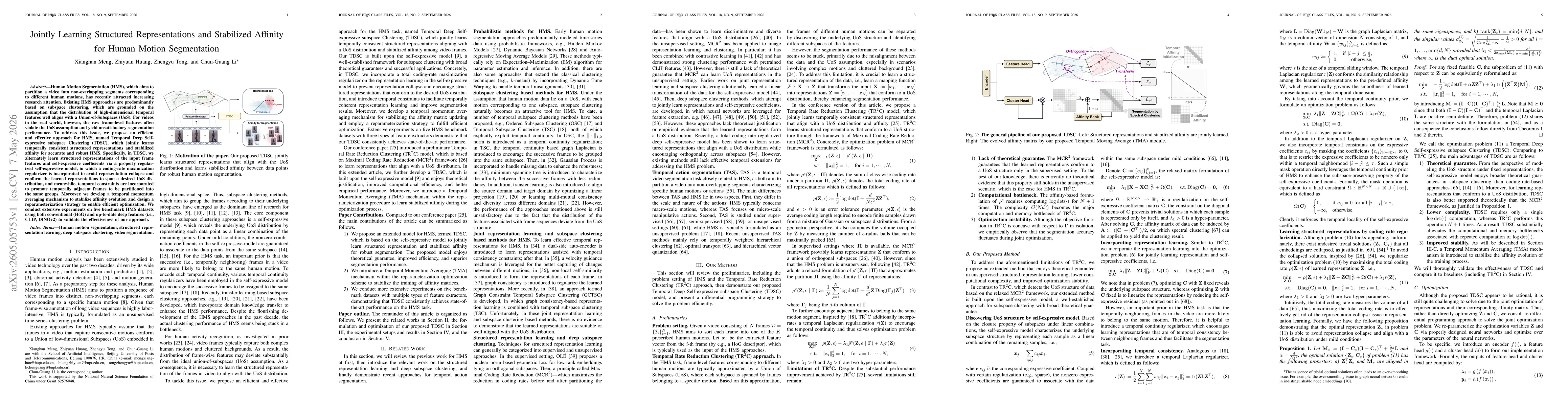 Thumbnail for Jointly Learning Structured Representations and Stabilized Affinity for Human Motion Segmentation