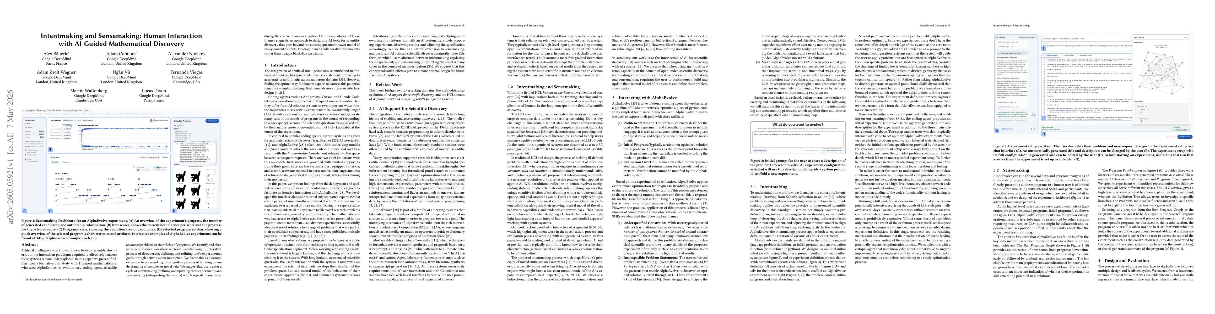 Thumbnail for Intentmaking and Sensemaking: Human Interaction with AI-Guided Mathematical Discovery