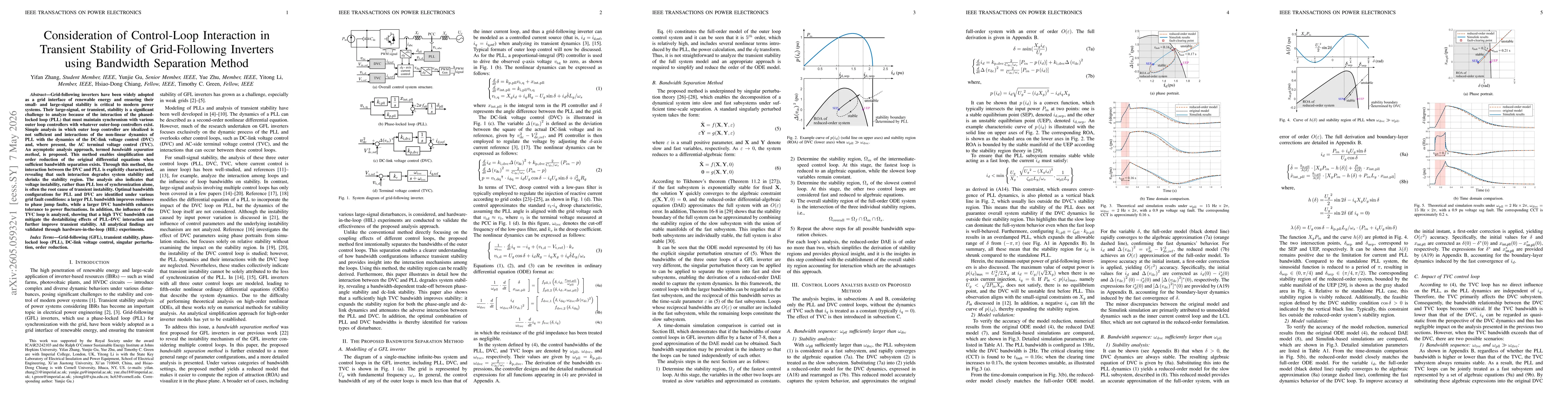 Thumbnail for Consideration of Control-Loop Interaction in Transient Stability of Grid-Following Inverters using Bandwidth Separation Method