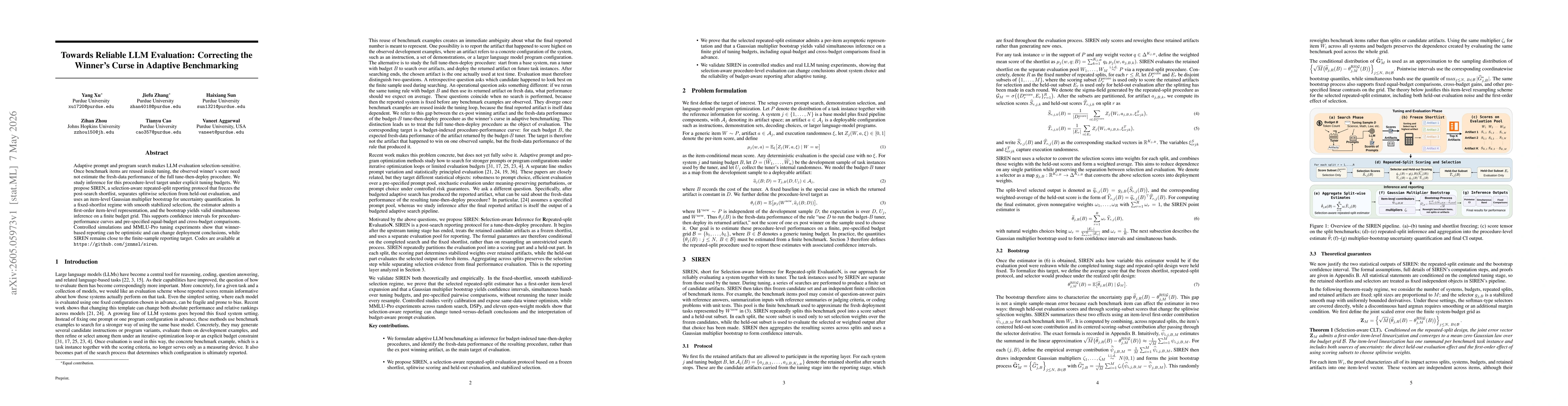 Thumbnail for Towards Reliable LLM Evaluation: Correcting the Winner's Curse in Adaptive Benchmarking