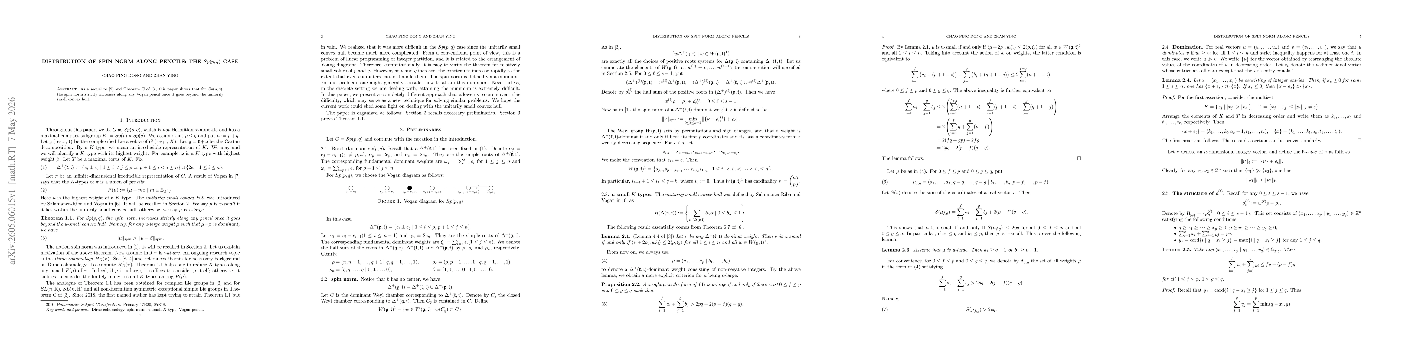 Thumbnail for Distribution of spin norm along pencils: the $Sp(p, q)$ case