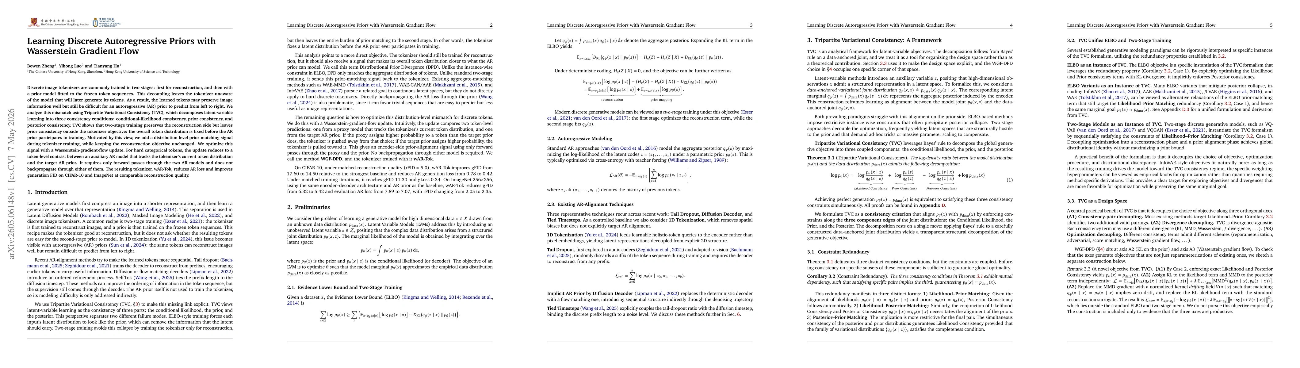 Thumbnail for Learning Discrete Autoregressive Priors with Wasserstein Gradient Flow