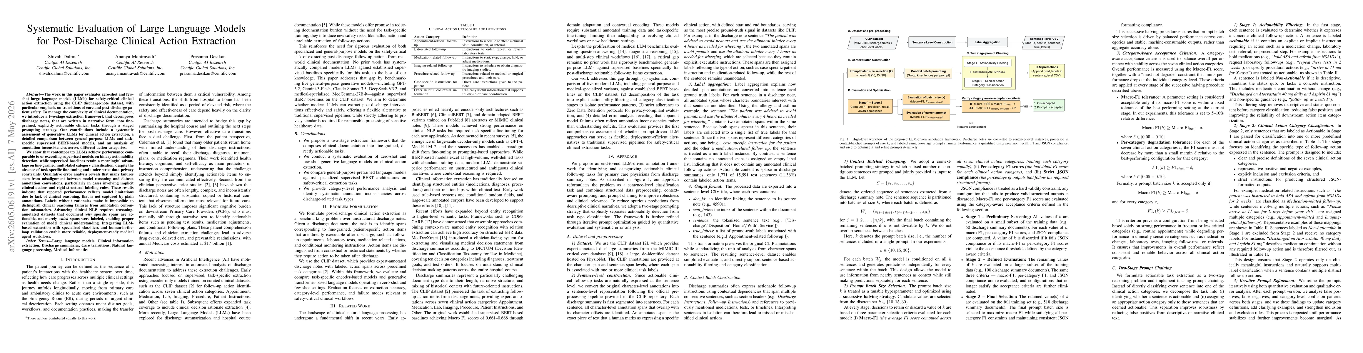 Thumbnail for Systematic Evaluation of Large Language Models for Post-Discharge Clinical Action Extraction
