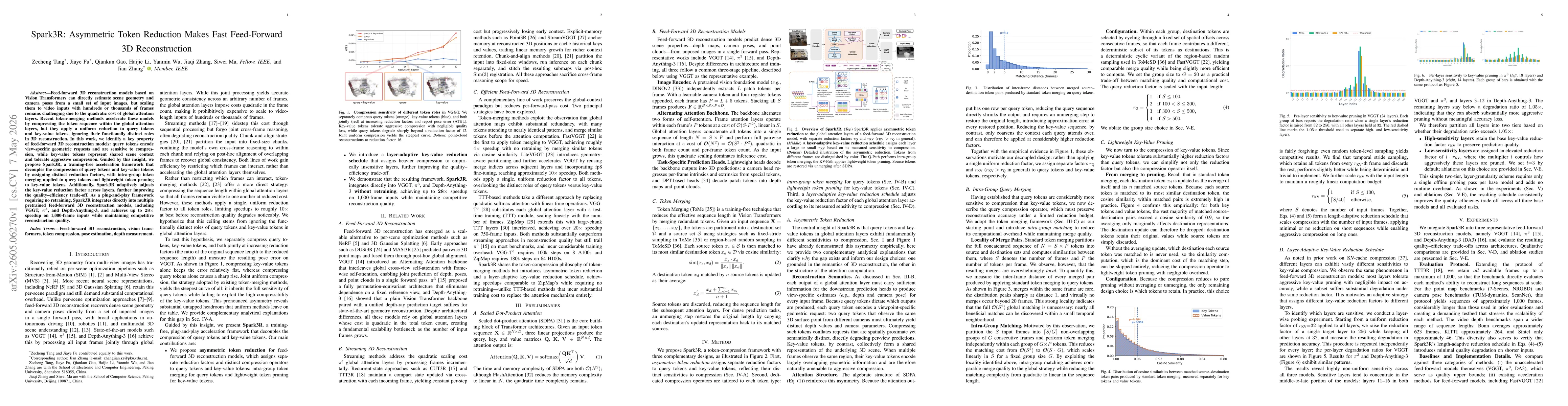 Thumbnail for Spark3R: Asymmetric Token Reduction Makes Fast Feed-Forward 3D Reconstruction