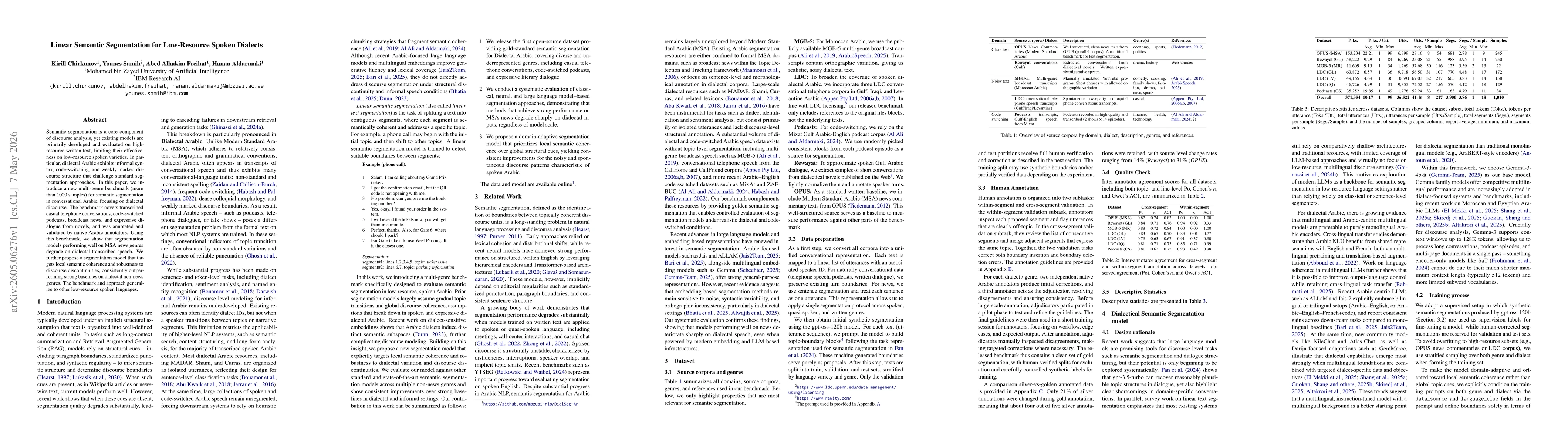 Thumbnail for Linear Semantic Segmentation for Low-Resource Spoken Dialects