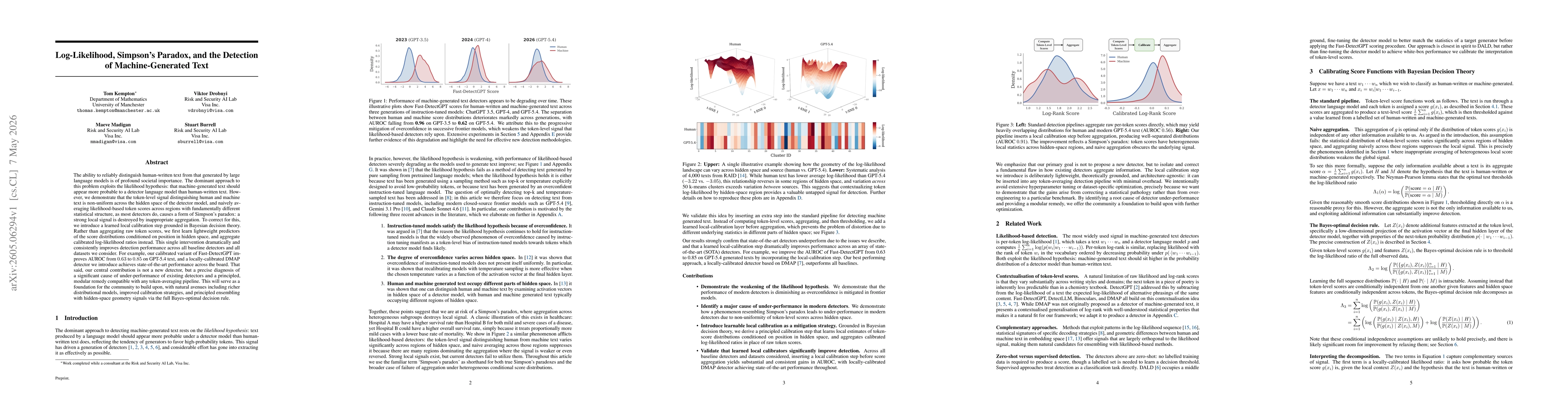 Thumbnail for Log-Likelihood, Simpson's Paradox, and the Detection of Machine-Generated Text