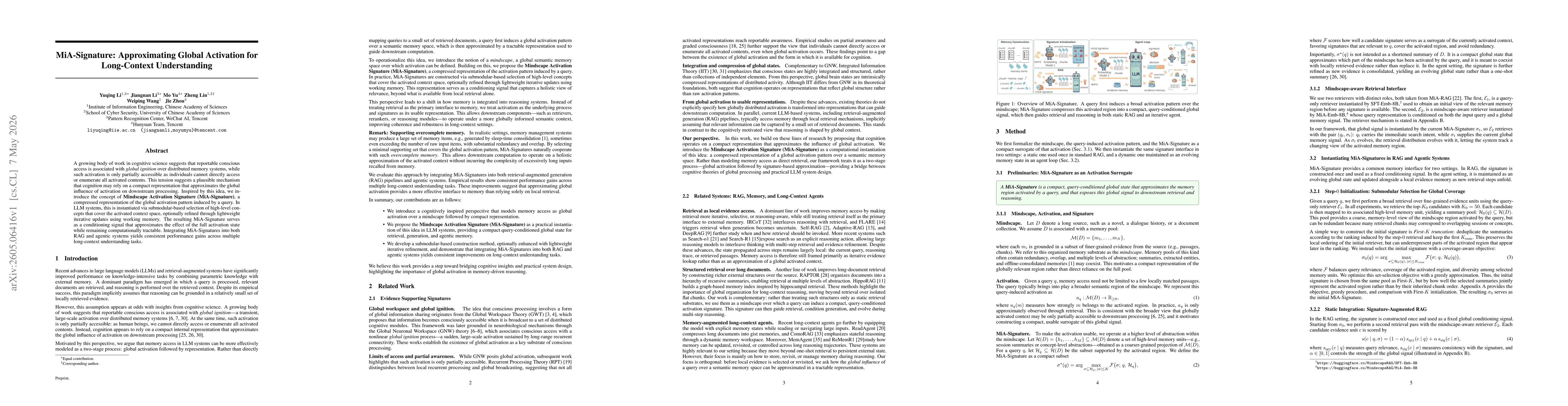 Thumbnail for MiA-Signature: Approximating Global Activation for Long-Context Understanding
