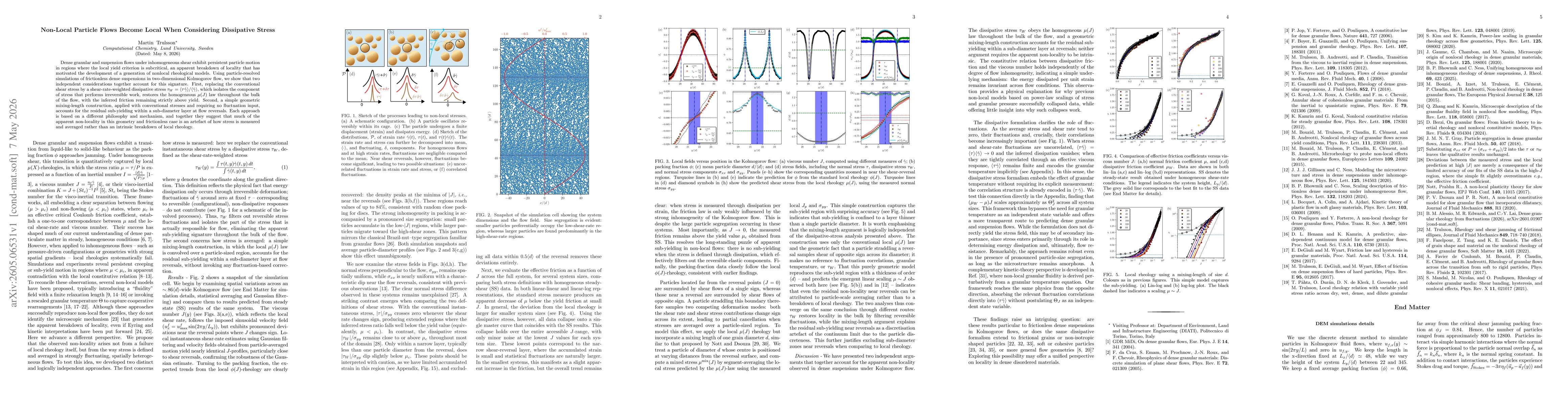 Thumbnail for Non-Local Particle Flows Become Local When Considering Dissipative Stress