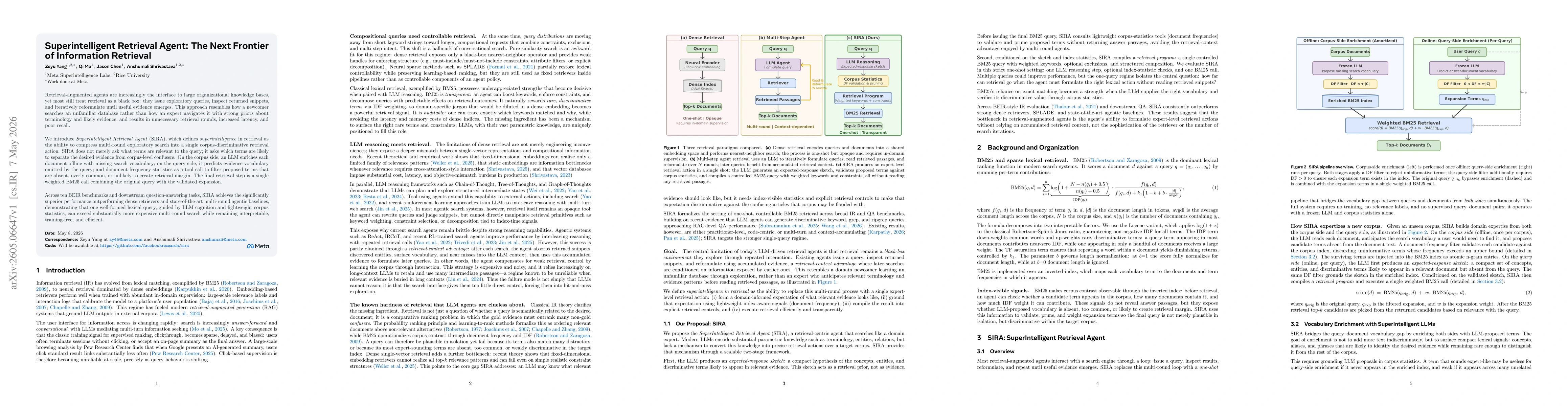 Thumbnail for Superintelligent Retrieval Agent: The Next Frontier of Information Retrieval