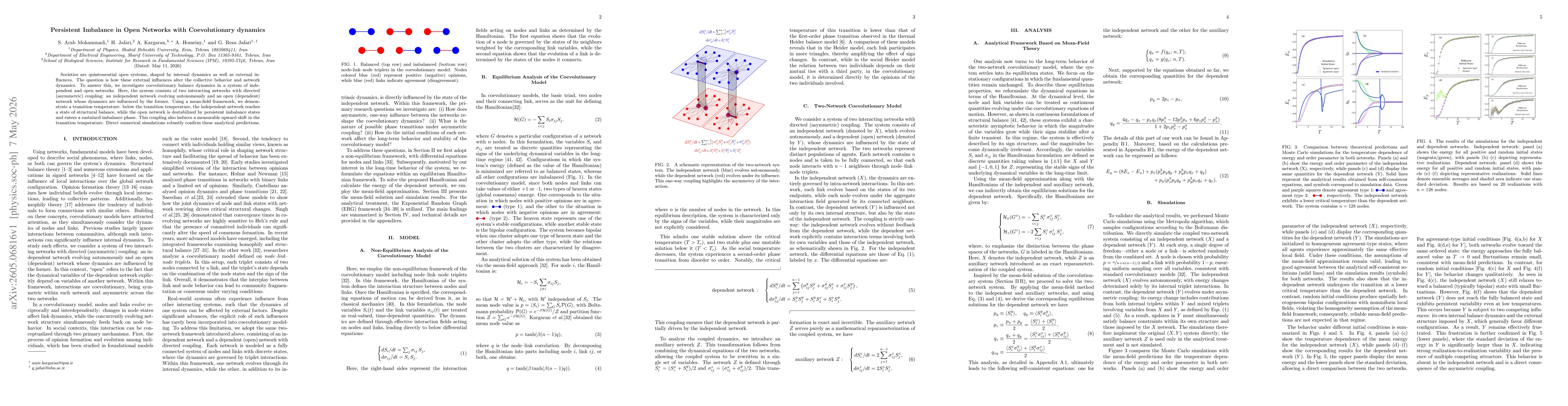 Thumbnail for Persistent Imbalance in Open Networks with Coevolutionary dynamics